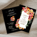 Recherche de jaune noir mariage invitations Rustique
