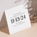Recherche de minimalist save the dates Pour eux