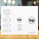 Recherche de triples brochures Minimaliste