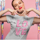 Suche nach rosa buchstaben tshirts Liebe