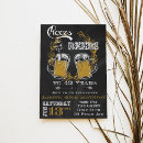 Recherche de cheers and beers invitations Tableau noir