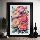 Recherche de poney rose posters Pivoines