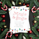 Recherche de lumières de noël invitations Rouge