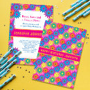 Recherche de flower power anniversaire invitations Pour elle
