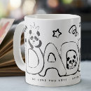 Recherche de papa ours tasses Noir et blanc