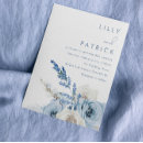 Suche nach watercolor wedding einladungen Staubblau