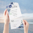 Recherche de bleu nuit mariage invitations Bohème
