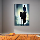 Suche nach dunkles pferd poster Reiter