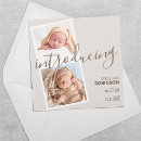 Recherche de moderne faire part naissance Collage de photos