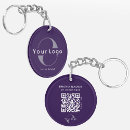 Recherche de violet et blanc porteclés Entreprise