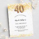 Suche nach eleganter 40 geburtstag einladungen Glamourös
