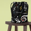 Recherche de note musicale sacs Clef à trépied