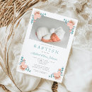 Recherche de turquoise baptême invitations Petit garçon
