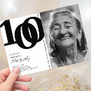 Recherche de de 100 ans invitations Typographie