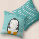 Recherche de pingouins mignons coussins Nom