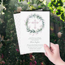 Recherche de première petite communion invitations Rose