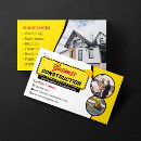 Recherche de bâtiment et construction cartes visite Entrepreneur