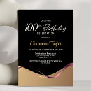 Recherche de 100th anniversaire invitations Élégant