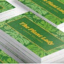 Recherche de feuille tropical cartes visite Vert et or