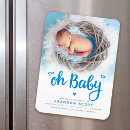Recherche de faire part de naissance magnets Photo de nouveau né