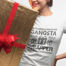 Recherche de emballages drôles tshirts Gangsta