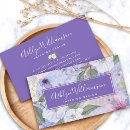 Recherche de floral violet cartes visite Aquarelle