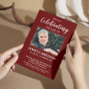 Recherche de rouge foncé invitations Moderne