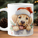 Recherche de chiot de noël tasses Laboratoire jaune