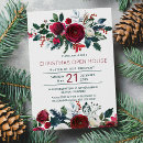 Recherche de fleurs rouges invitations Aquarelle florale