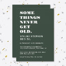 Suche nach funny 50th birthday einladungen Typografie