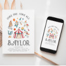 Recherche de de carnaval invitations À l'anniversaire du cirque
