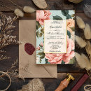 Recherche de floral pêche invitations Vintage