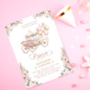 Recherche de fairytale anniversaire invitations Rose et or