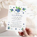 Recherche de blueberry baby shower invitations Moderne