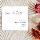 Recherche de minimalist save the dates Chic