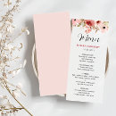 Recherche de rose mariage menus Chic