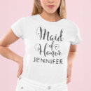 Recherche de maid of honor tshirts Moderne