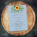Recherche de tournesol mariage invitations Eucalyptus