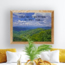 Suche nach lücke poster Berge