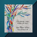 Recherche de studio de yoga cartes visite Coloré