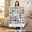 Recherche de créer votre propre nom couvertures plaids Photo collage