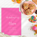 Recherche de 9ème anniversaire invitations Girly