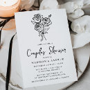 Recherche de désir invitations Noir et blanc