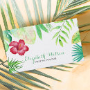 Recherche de jungle tropicale cartes visite Floral