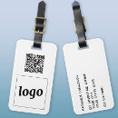 Recherche de qr code bagages étiquettes Logo
