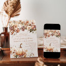 Recherche de rustic fall baby shower invitations Citrouille