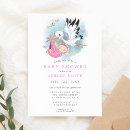 Recherche de oiseaux roses invitations Mother to be