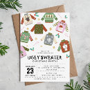 Recherche de ugly sweater noël invitations Festif