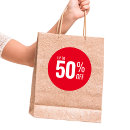 Recherche de 50 pour cent autocollants Cinquante