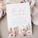 Recherche de blush floral bridal shower invitations Boho
